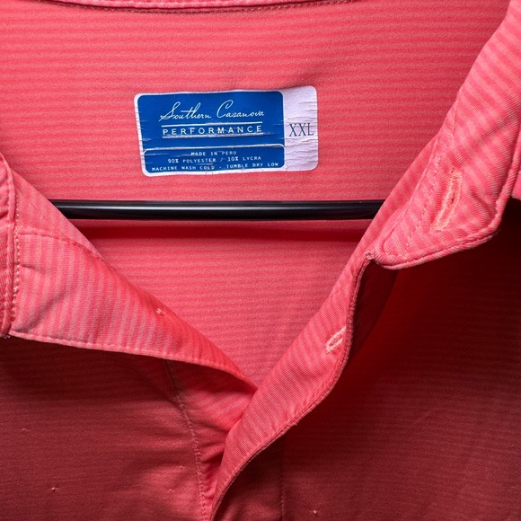 SOUTHERN CASANOVA PERFORMANCE GOLF POLO MOISTURE WICKING DOG LOGO SIZE XXL - Picture 3 of 3